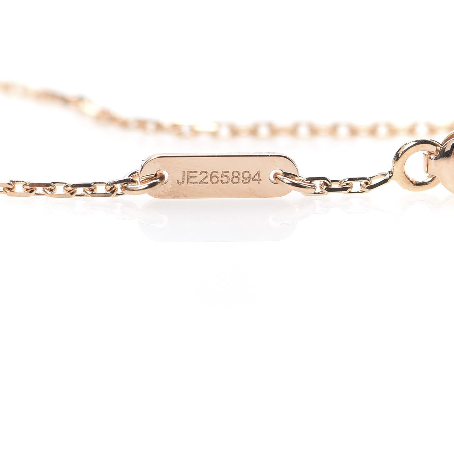 18K Rose Gold Carnelian Sweet Alhambra Bracelet