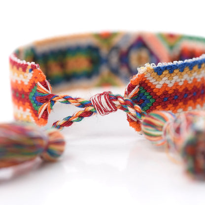 Christian Dior Woven Cotton J'Adior Friendship Bracelet Set Blue Multicolor 4 of 6
