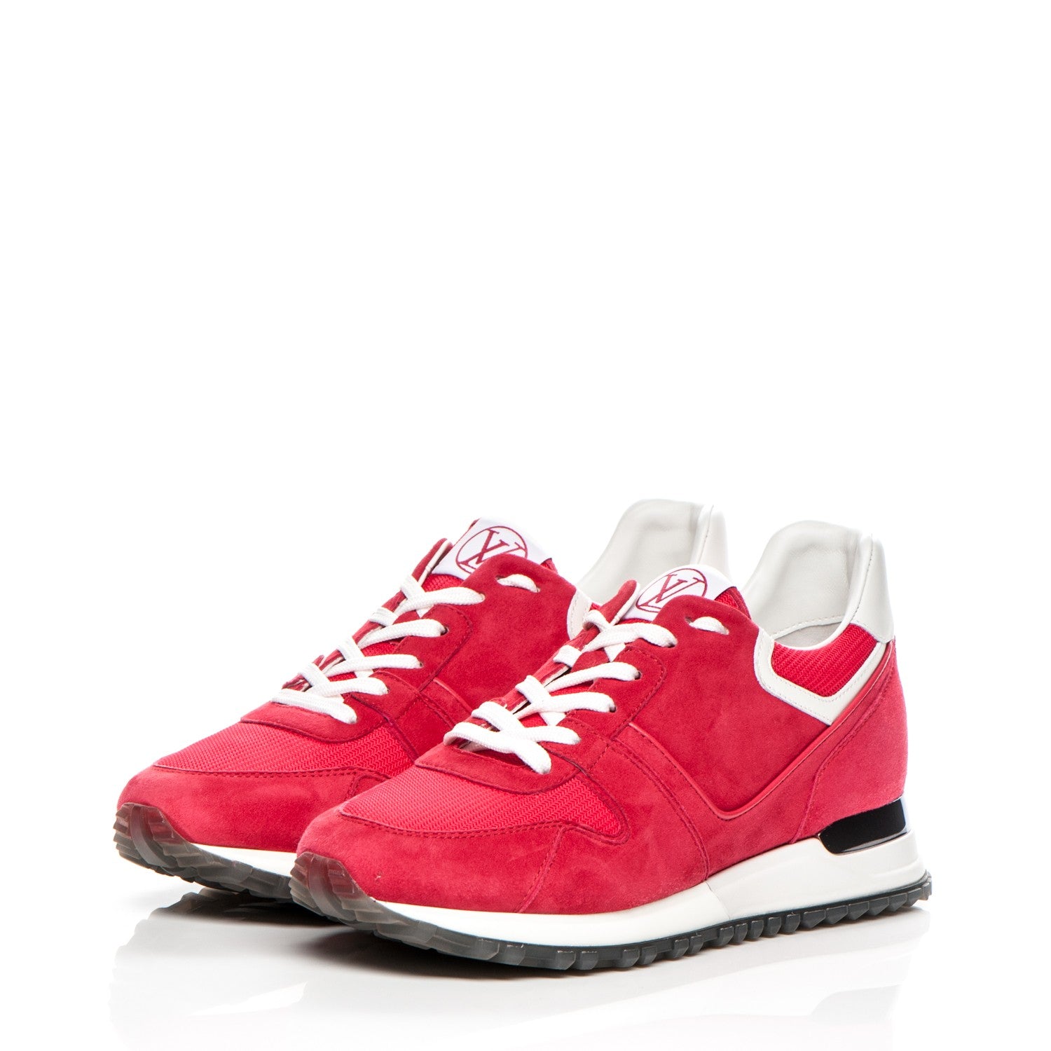Louis Vuitton Nubuck Suede Run Away Sneakers 36 Framboise 3 of 7