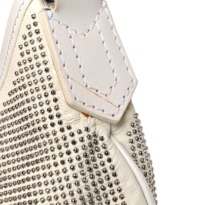Burberry Calfskin Studded Hobo White 25 of 34