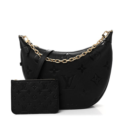 Louis Vuitton Empreinte Monogram Giant Loop Hobo Black 3 of 12