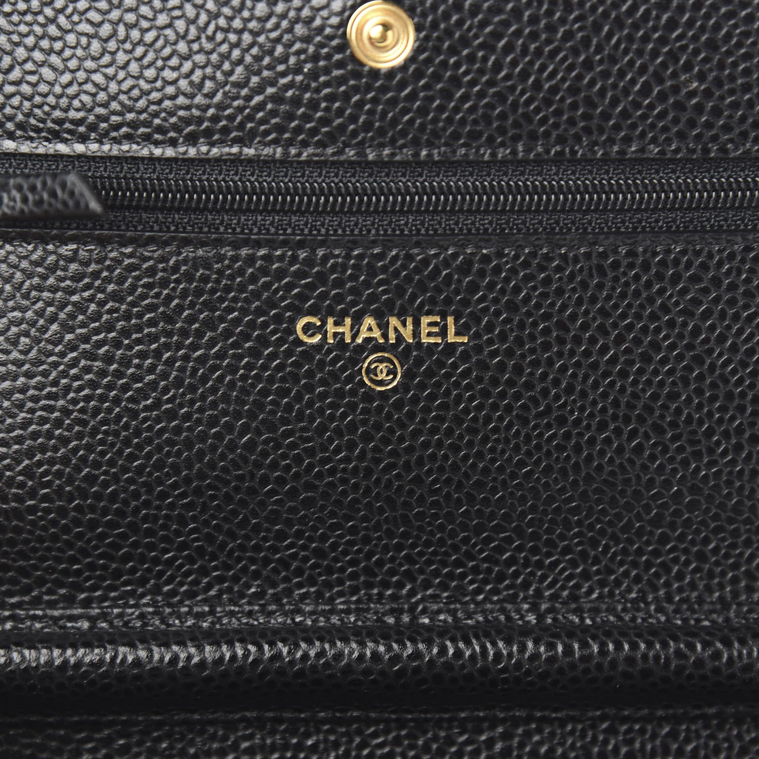 Chanel Caviar Quilted Wallet On Chain WOC Black 5 of 11