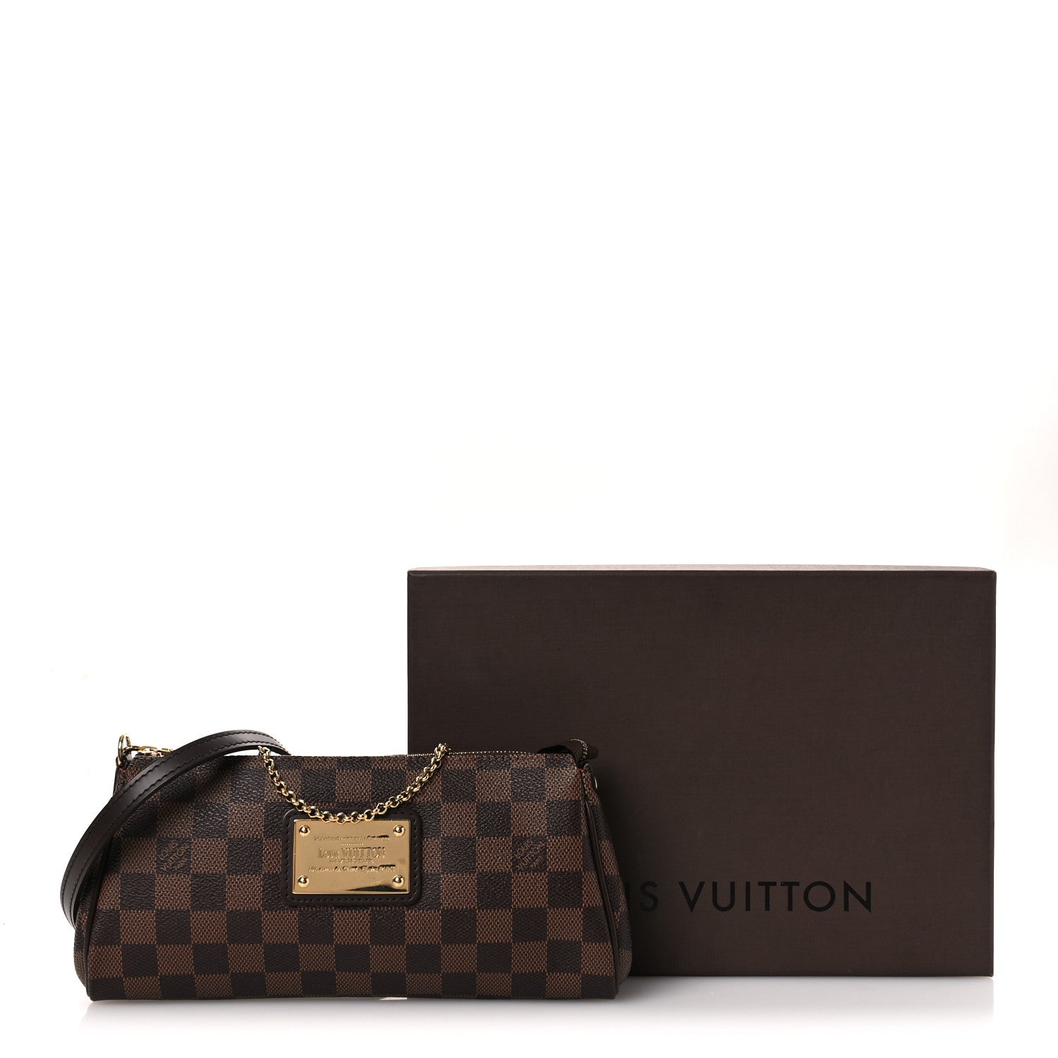 Louis Vuitton Damier Ebene Eva Clutch 13 of 13