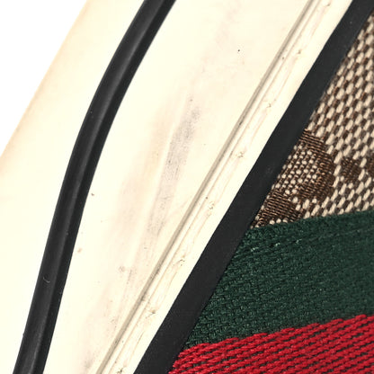 Gucci GG Monogram Web Womens 1977 Tennis Sneakers 36.5 Beige Ebony Mystic White 12 of 12
