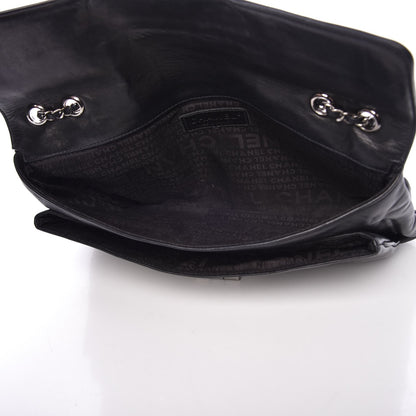Chanel Lambskin Mademoiselle Lock Flap Pochette Black 6 of 10