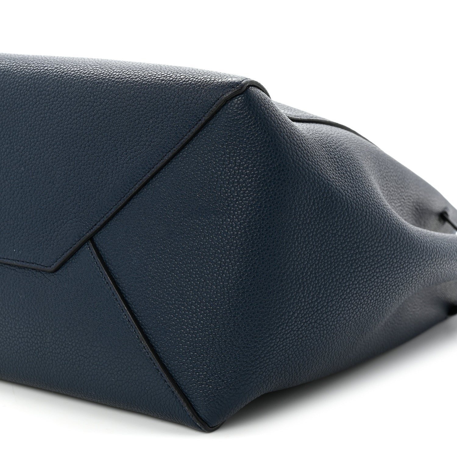Celine Soft Grained Calfskin Small Belt Cabas Phantom Deep Blue 10 of 11