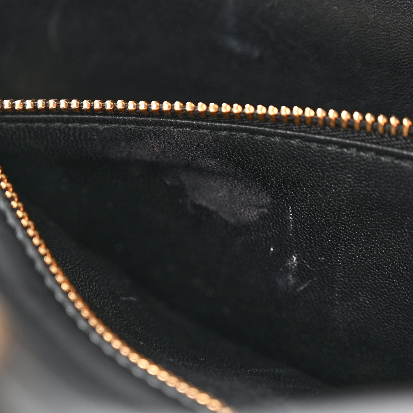 Crinkled Lambskin 30 Montaigne Clutch Black