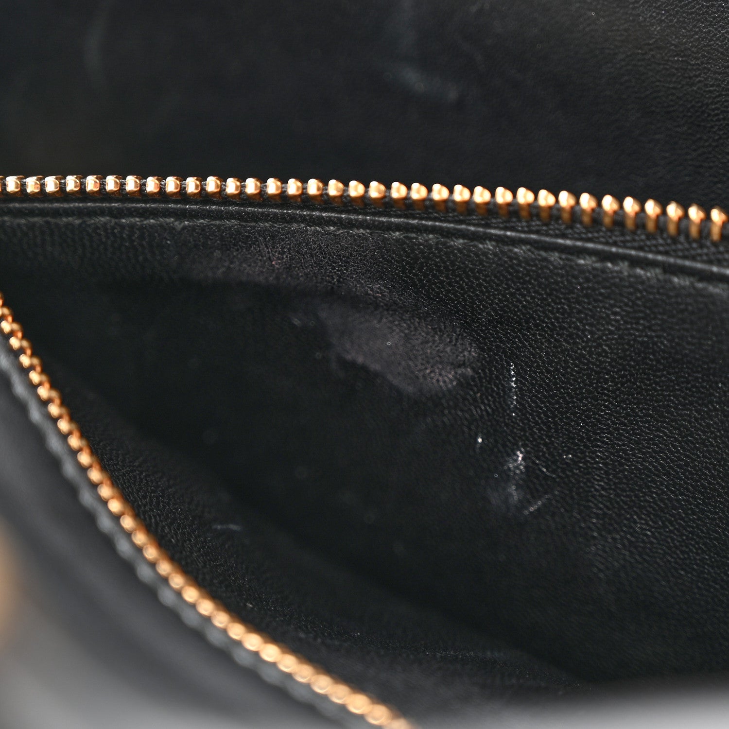 Christian Dior Crinkled Lambskin 30 Montaigne Clutch Black 10 of 13