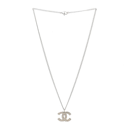 Chanel Metal CC Necklace Silver 3 of 6