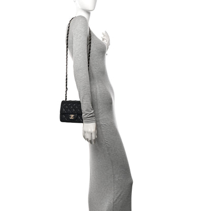 Chanel Lambskin Quilted Mini Square Flap Black 2 of 11