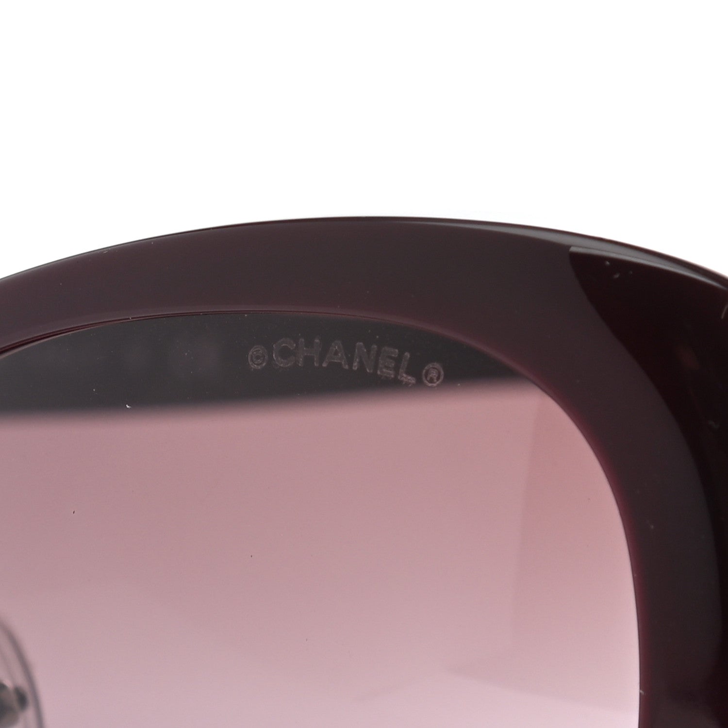 Chanel Crystal CC Sunglasses 5151-B Burgundy 8 of 9