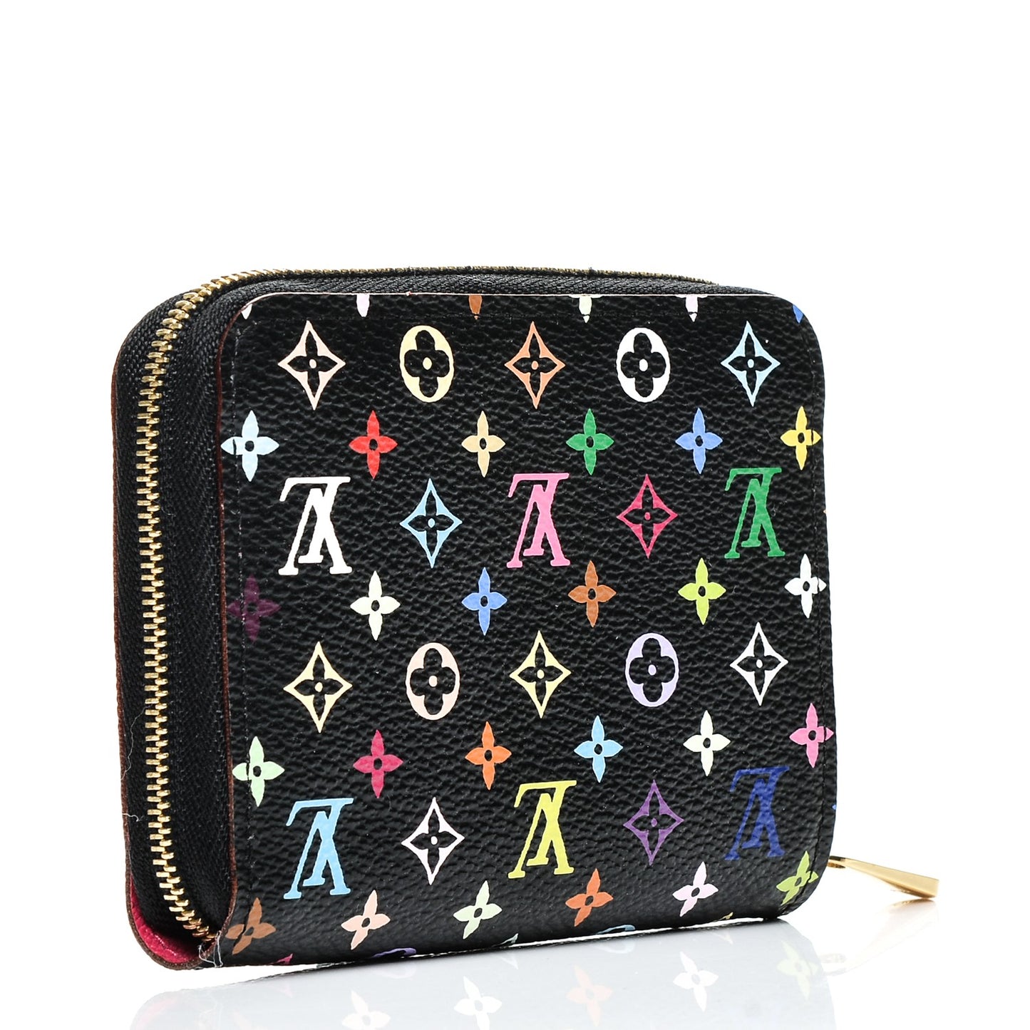 Monogram Multicolor Zippy Coin Purse Black Grenade