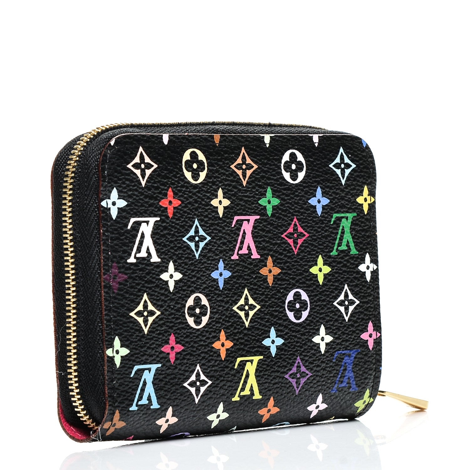 Louis Vuitton Monogram Multicolor Zippy Coin Purse Black Grenade 3 of 6