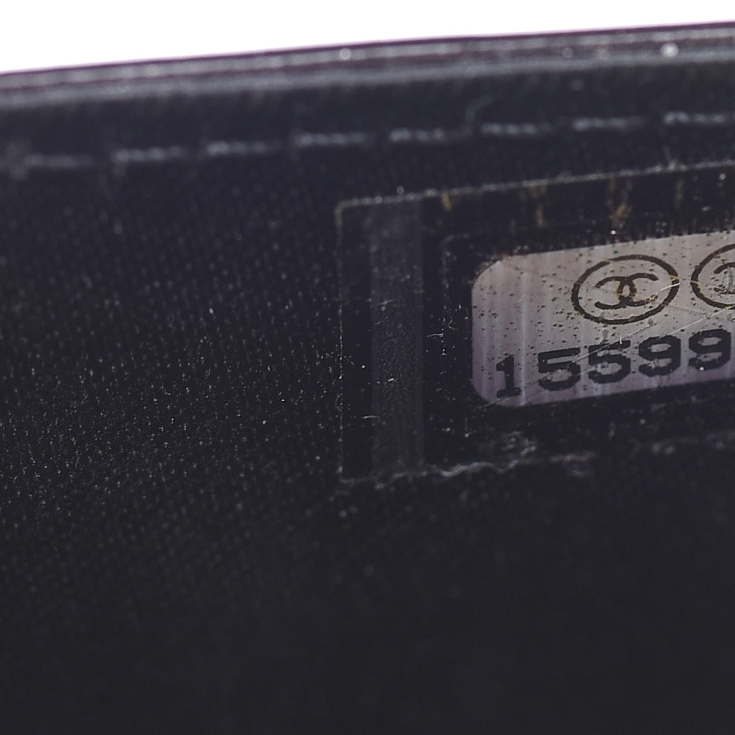 Chanel Patent Camellia Embossed Card Holder Black 7 of 8