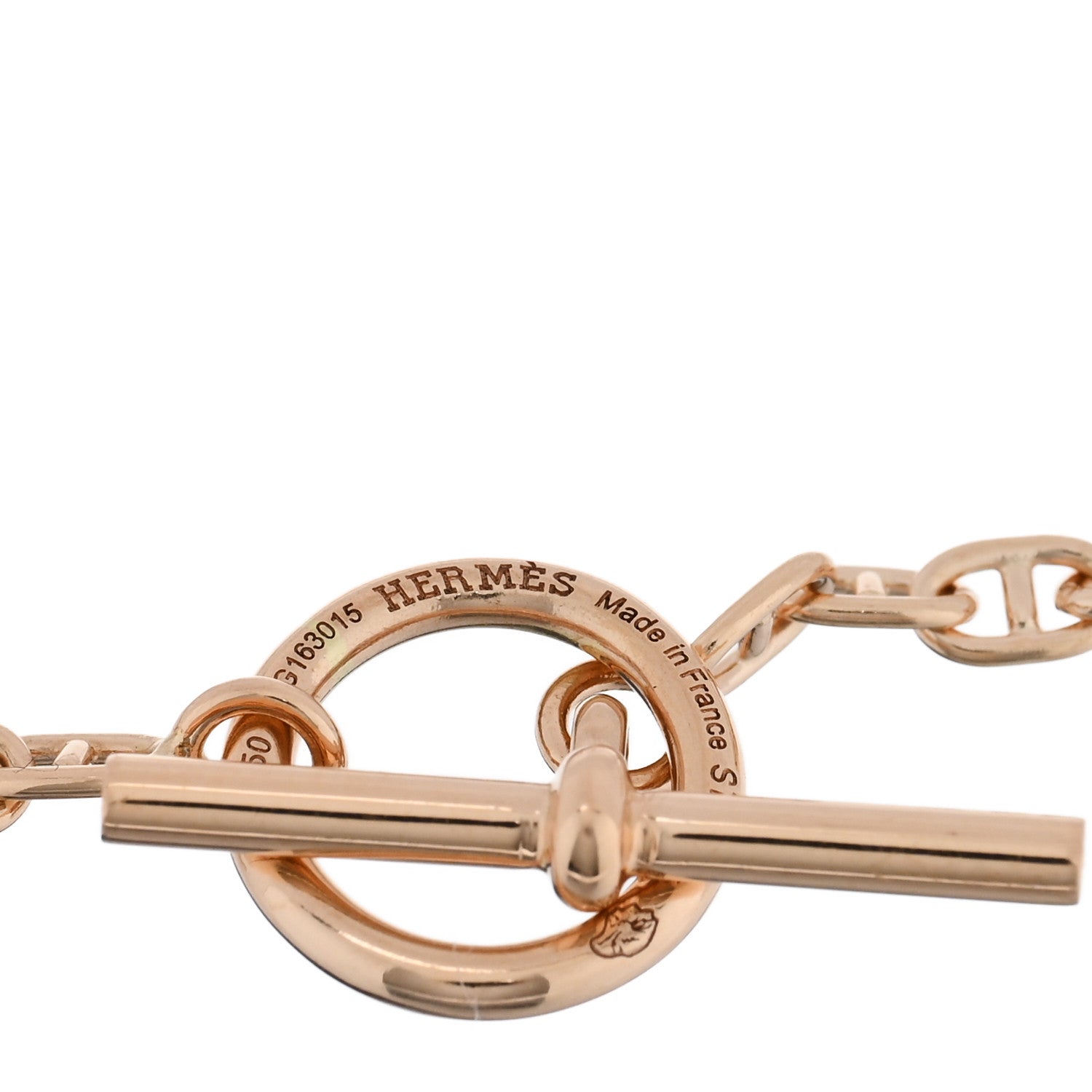 Hermes 18K Rose Gold TPM Farandole Bracelet ST 3 of 4