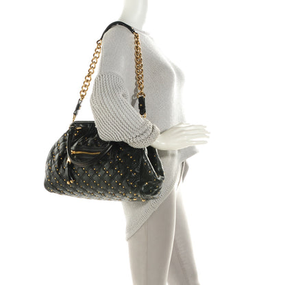 Marc Jacobs Calfskin Quilted Stardust Stam Black 2 of 8