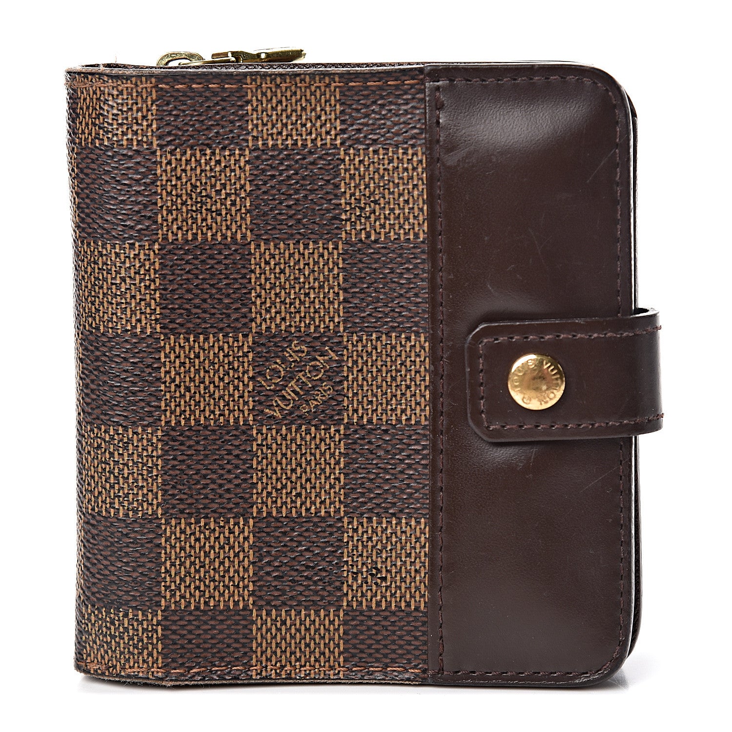 Louis Vuitton Damier Ebene Zippe Zipped Compact Wallet 1 of 14