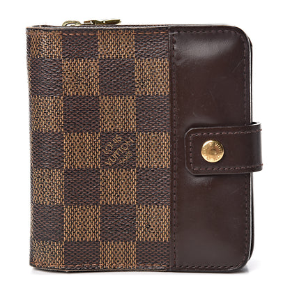 Louis Vuitton Damier Ebene Zippe Zipped Compact Wallet 1 of 14