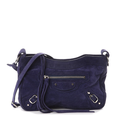 Balenciaga Baby Daim Suede Classic Hardware Hip Bleu Nuit 1 of 8