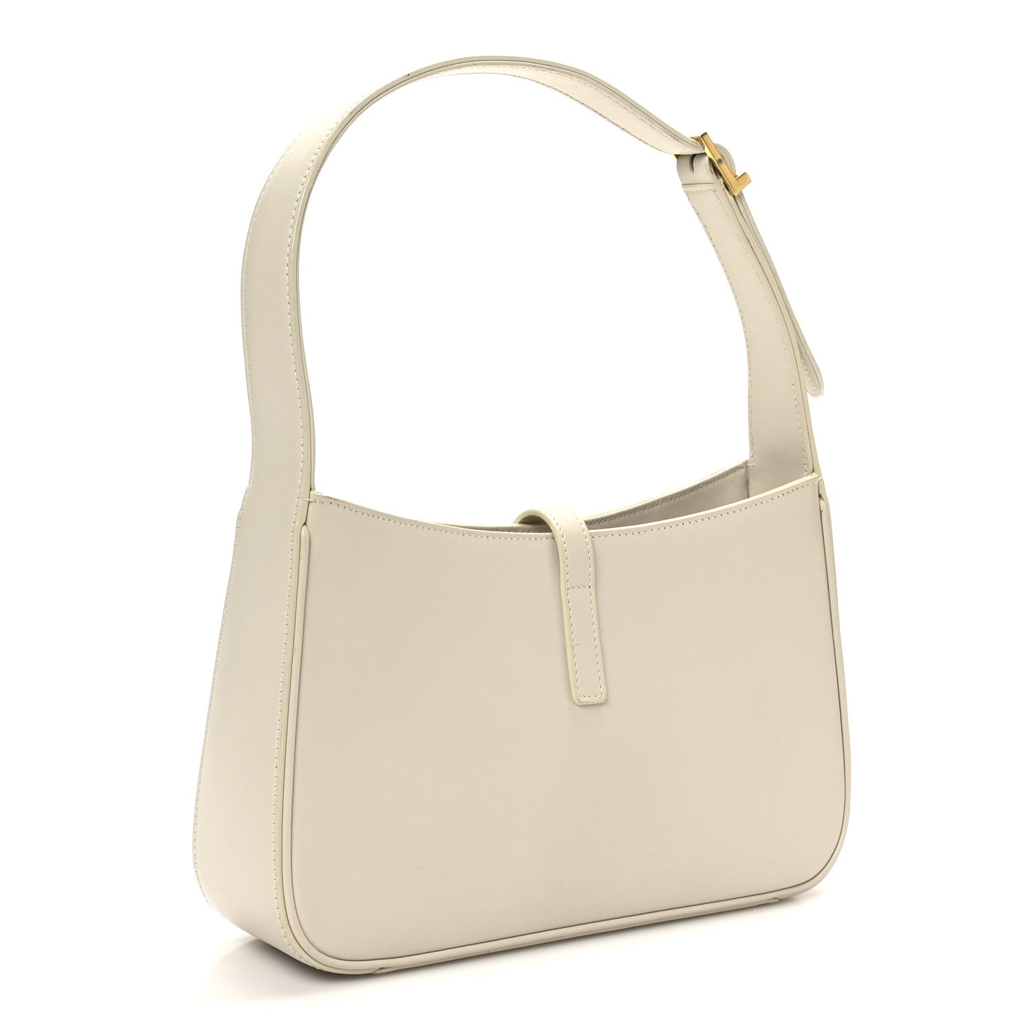 Saint Laurent Smooth Calfskin Le 5 A 7 Hobo Crema Soft 3 of 10