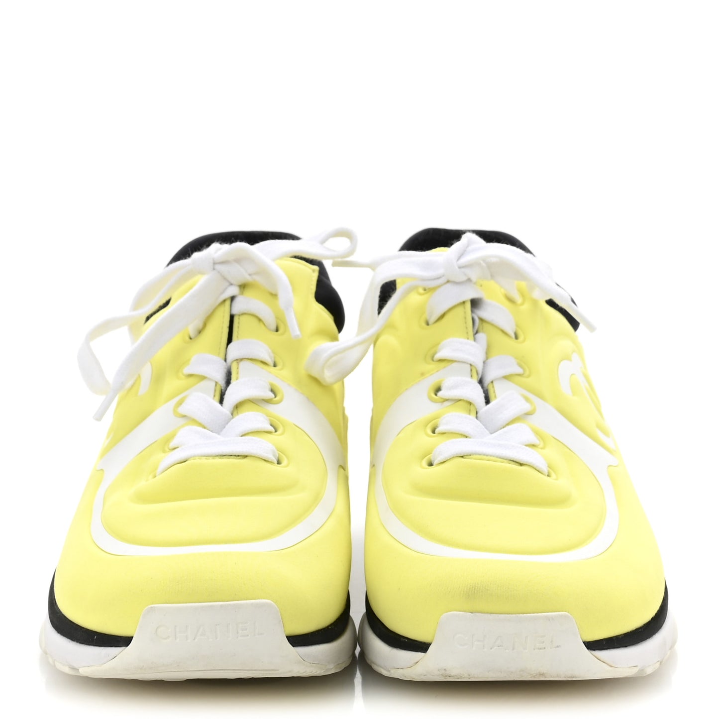 Lycra Fabric CC Sneakers 38 Yellow