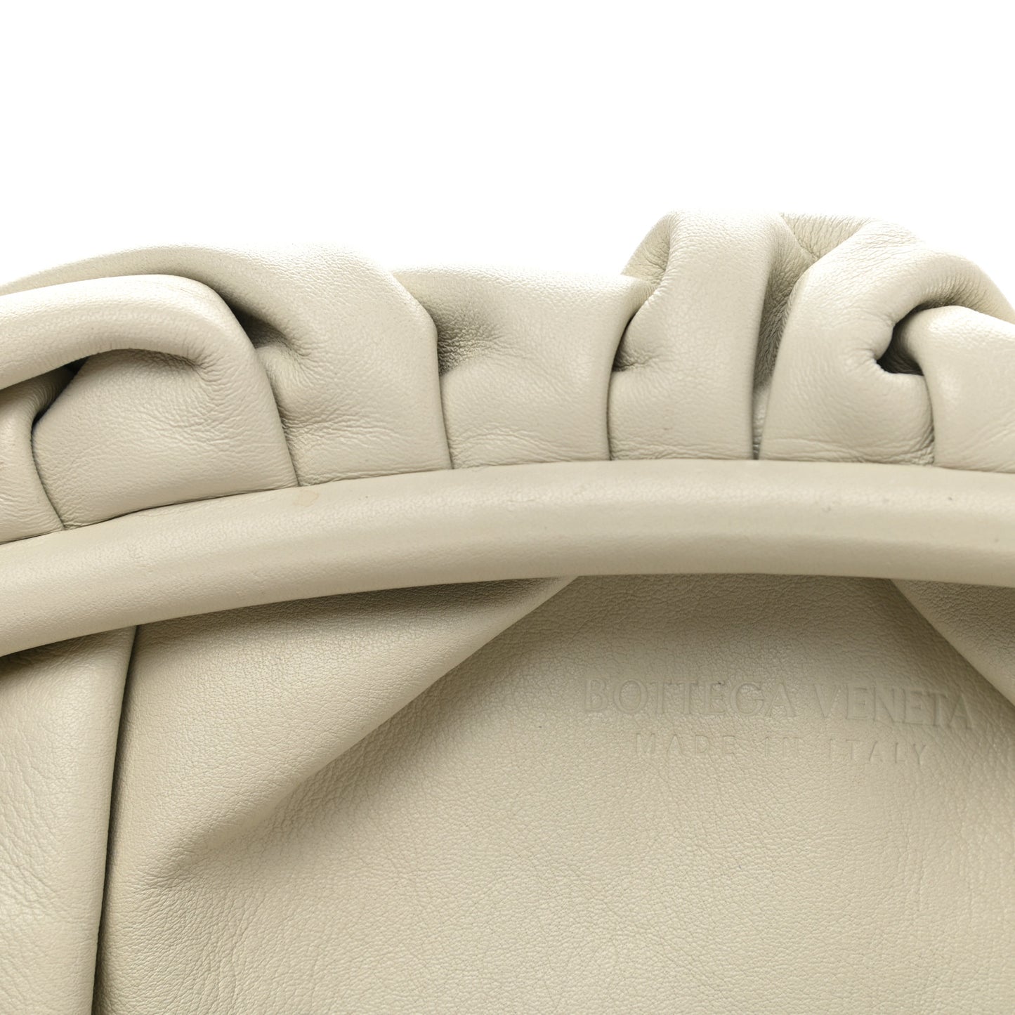 Smooth Butter Calf The Pouch Oversized Clutch Mist