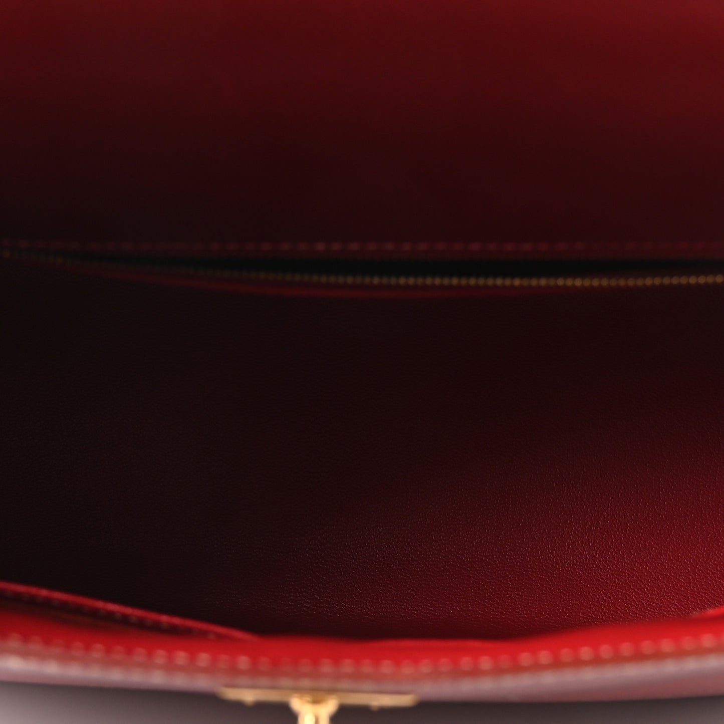 Veau Grain Lisse Kelly Sellier 32 Rouge H