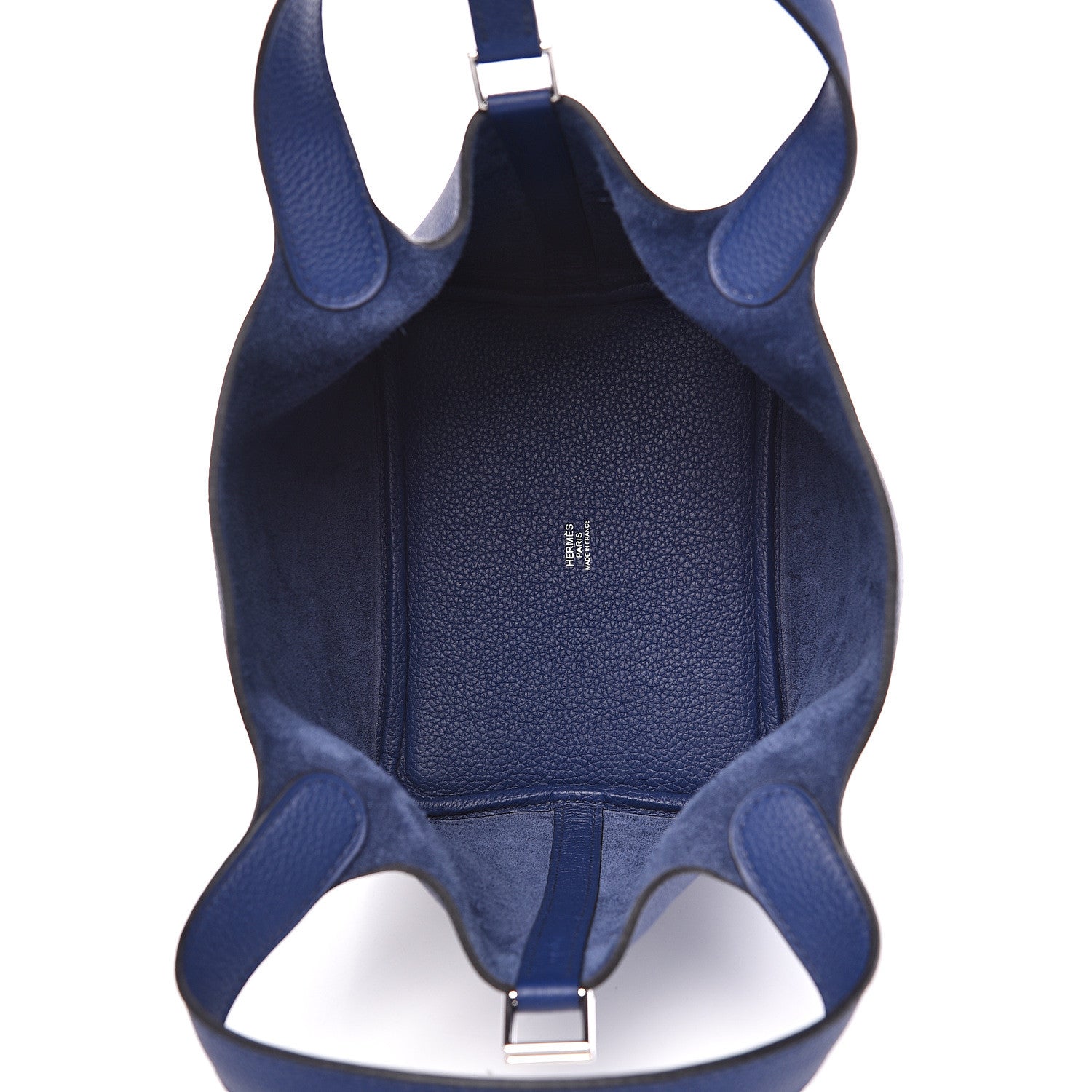 Hermes Taurillon Maurice Picotin Lock 18 PM Bleu Saphir 4 of 10