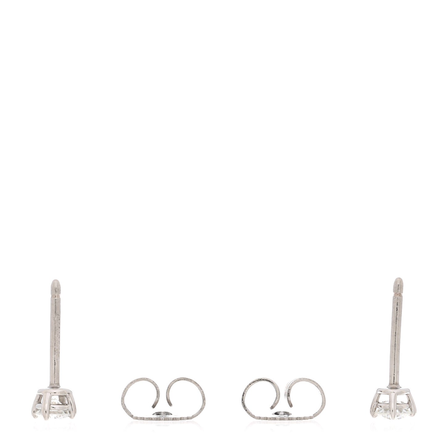 Platinum Diamond .22ctw Solitaire Earrings