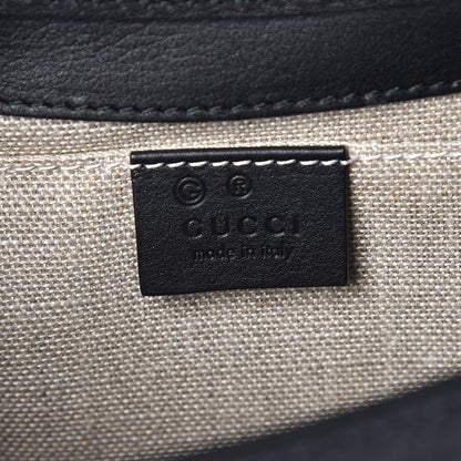 Gucci Microguccissima Medium Emily Chain Shoulder Bag Black 6 of 9