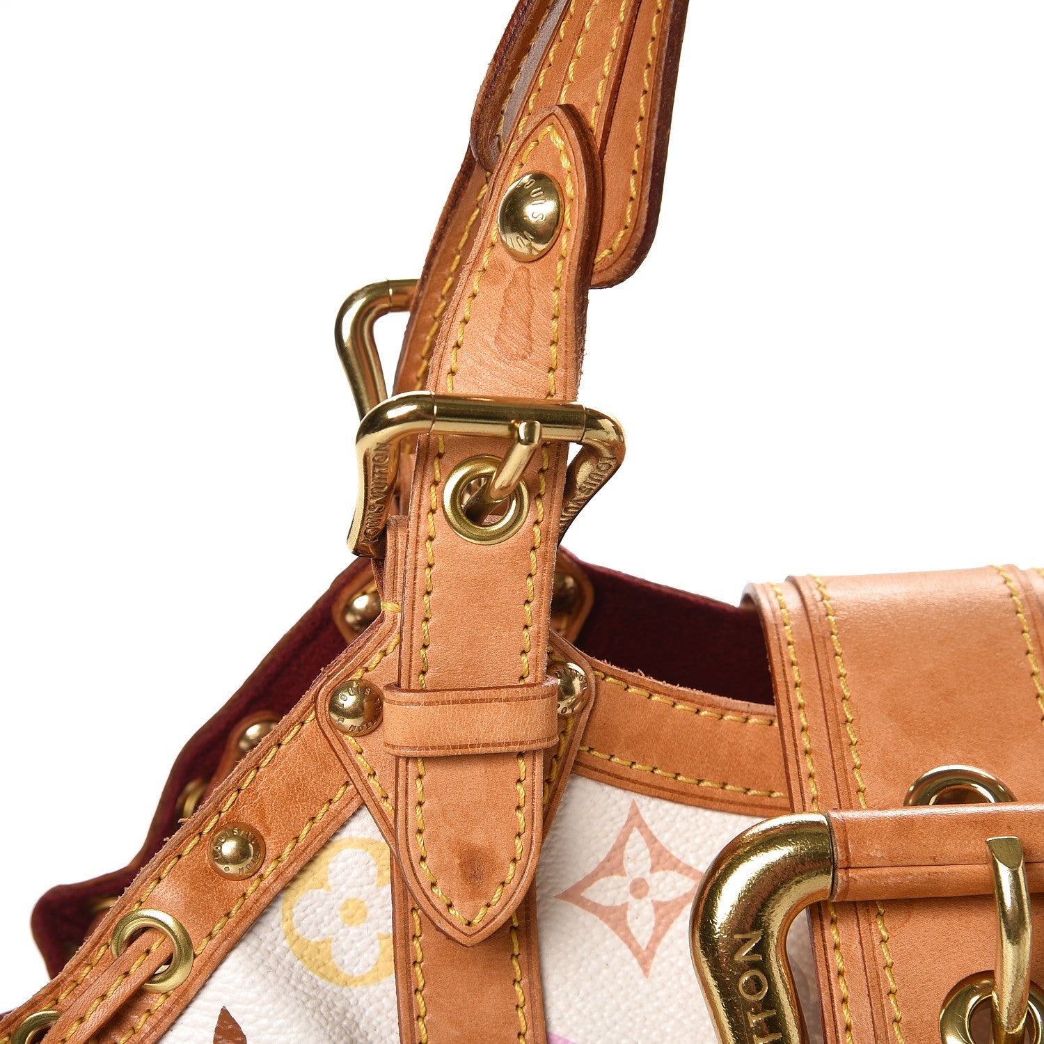 Louis Vuitton Monogram Multicolor Theda GM White 8 of 11