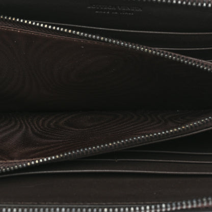 Bottega Veneta Nappa Intrecciato Zip Around Wallet Aubergine 6 of 14