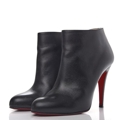 Christian Louboutin Calfskin Belle 100 Ankle Boots 40 Black 3 of 10