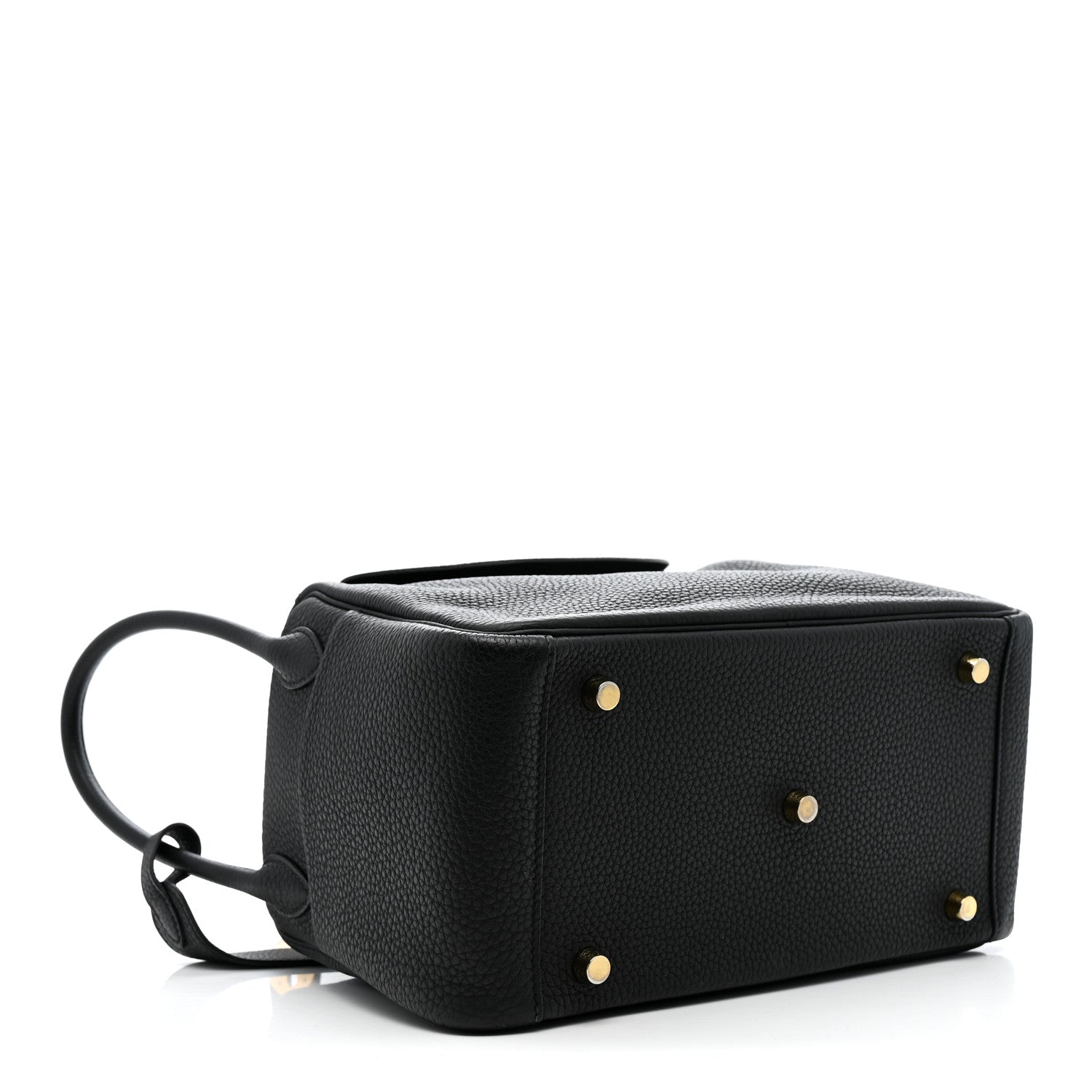 Hermes Taurillon Clemence Lindy 26 Black 4 of 11