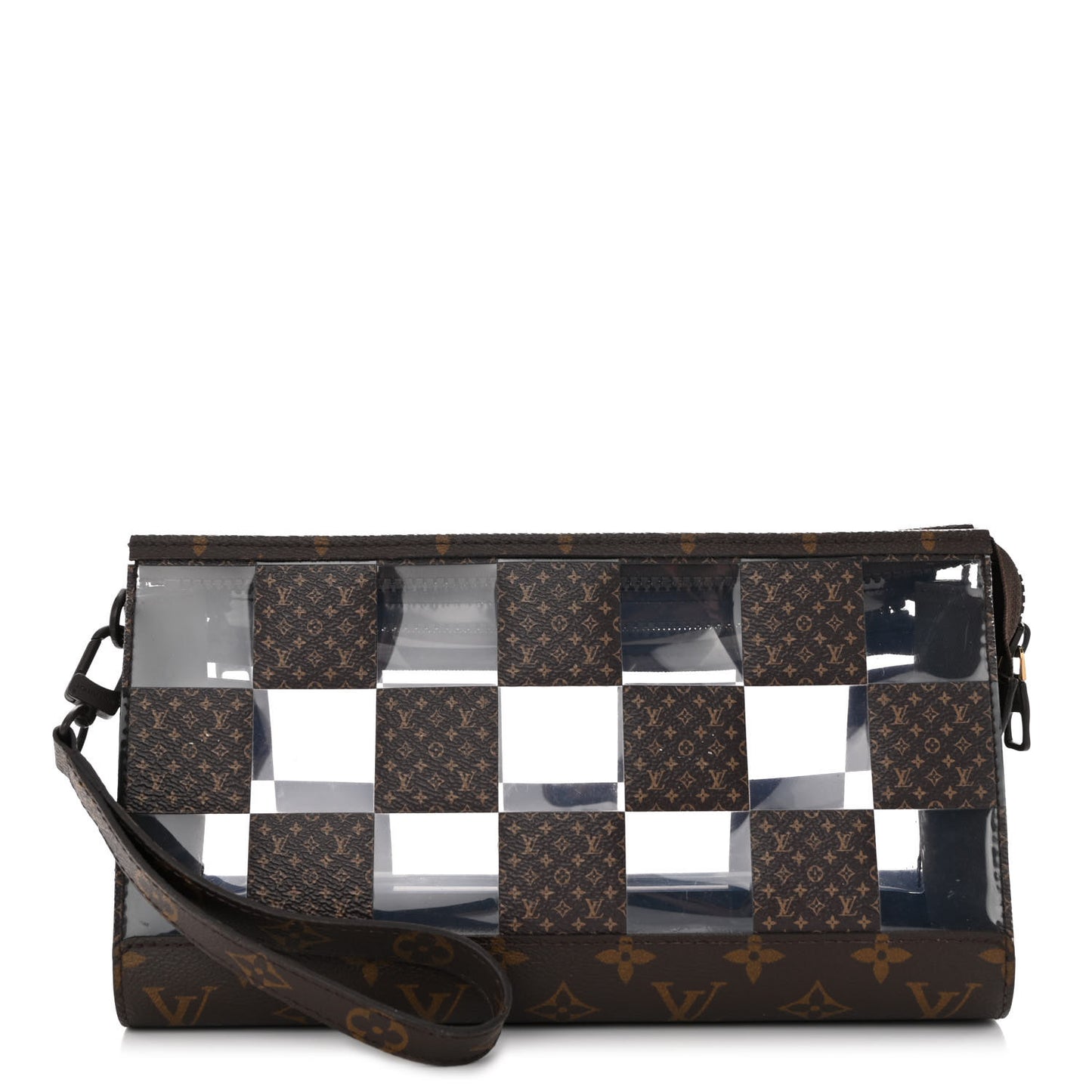 PVC Monogram Chess Standing Pouch