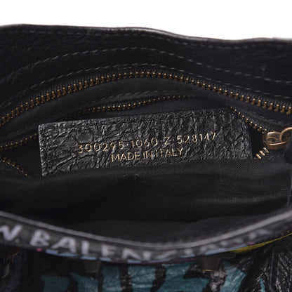 Balenciaga Agneau Arena Graffiti All Over Classic Hardware Mini City Black Multicolor 9 of 12
