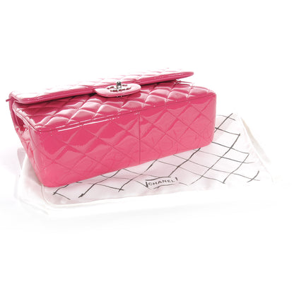 Chanel Patent Jumbo Double Flap Fuchsia 4 of 7