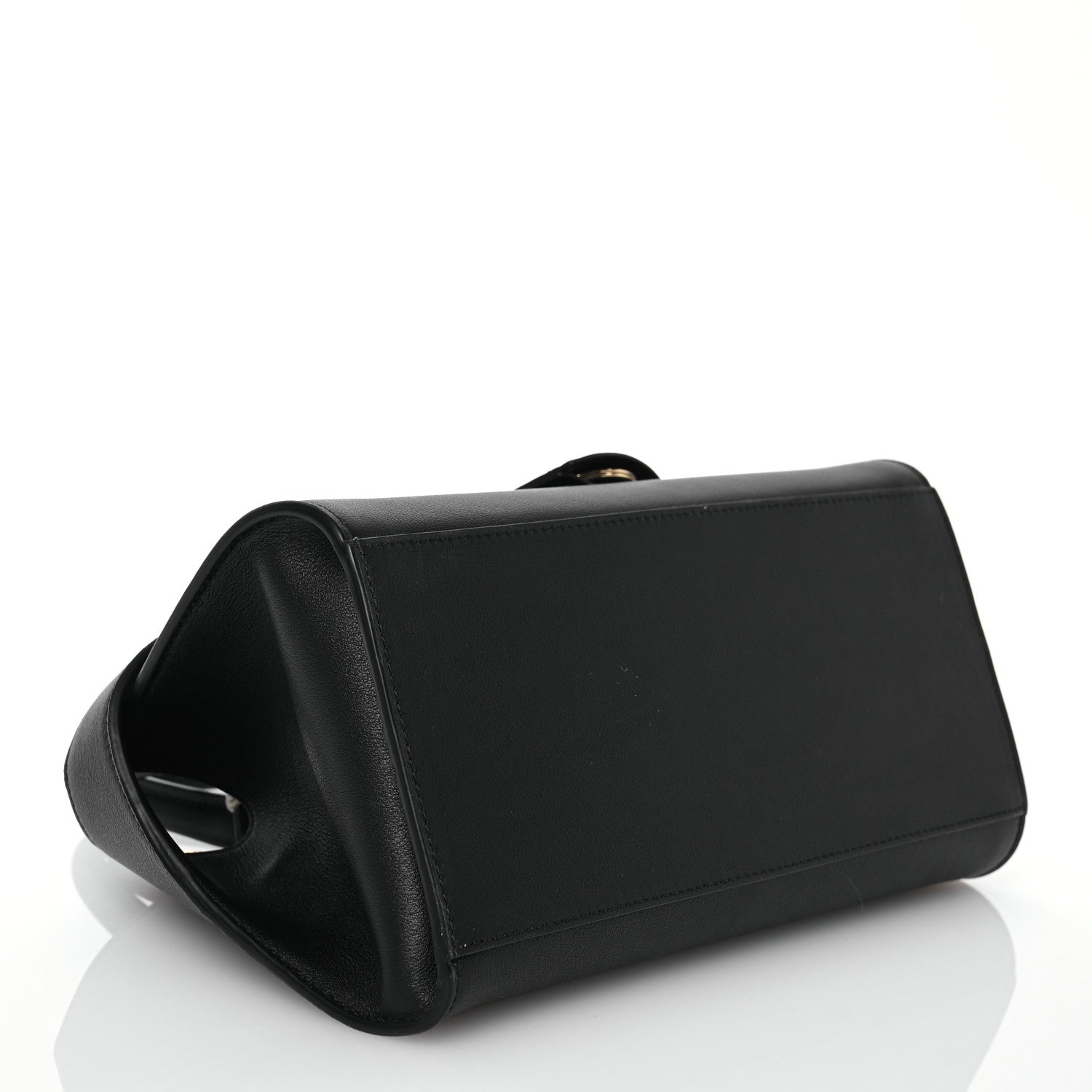 Salvatore Ferragamo Calfskin Mini Hug Bag Black 5 of 14