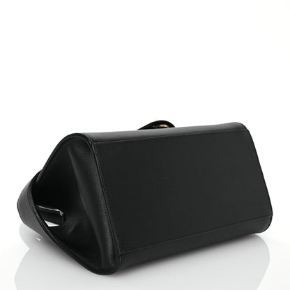 Salvatore Ferragamo Calfskin Mini Hug Bag Black 5 of 14