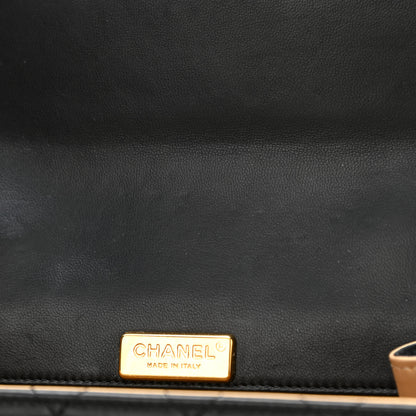 Chanel Lambskin Quilted Mini Golden Plate Flap Black 8 of 12