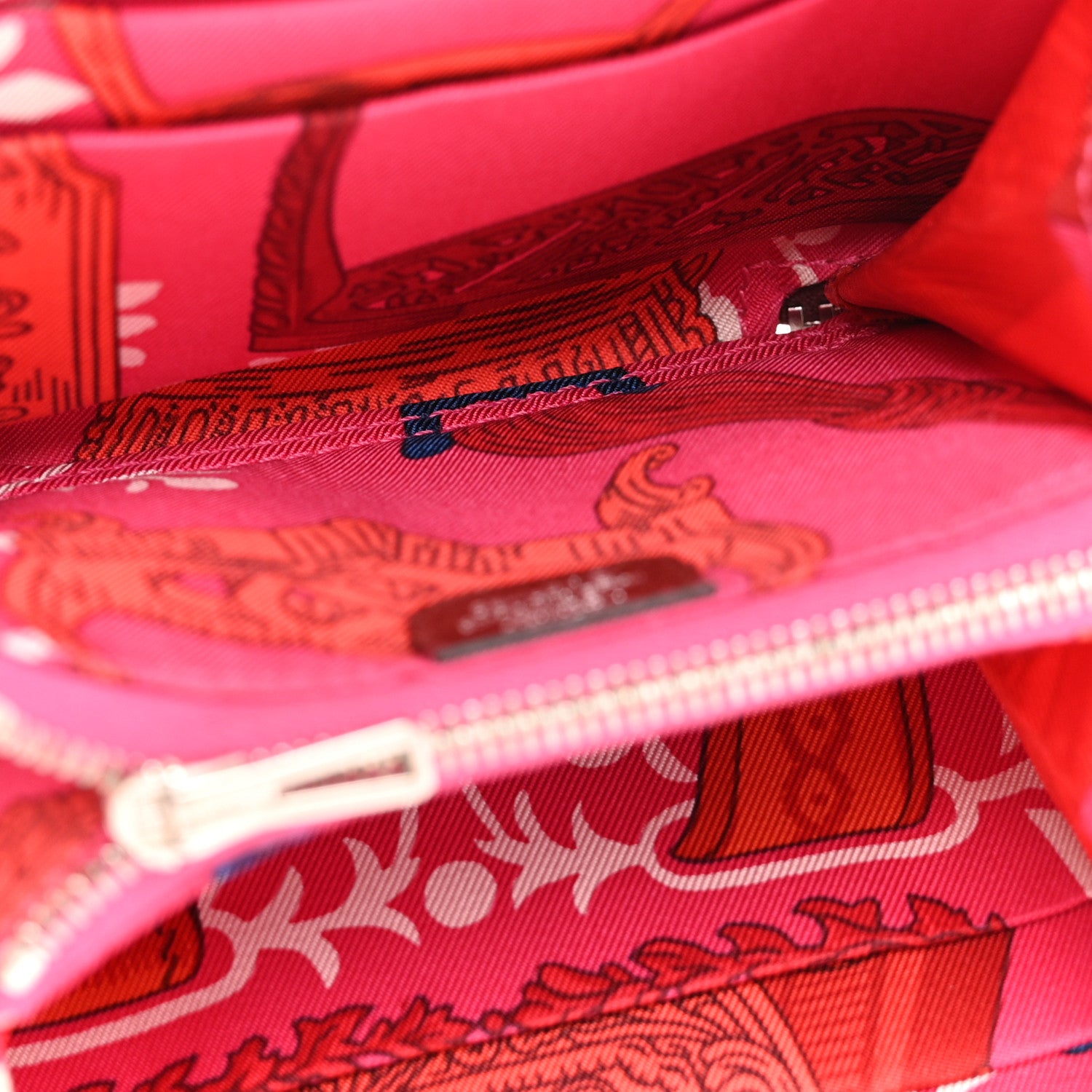 Hermes Epsom Silk'In Compact Wallet Bordeaux 5 of 11