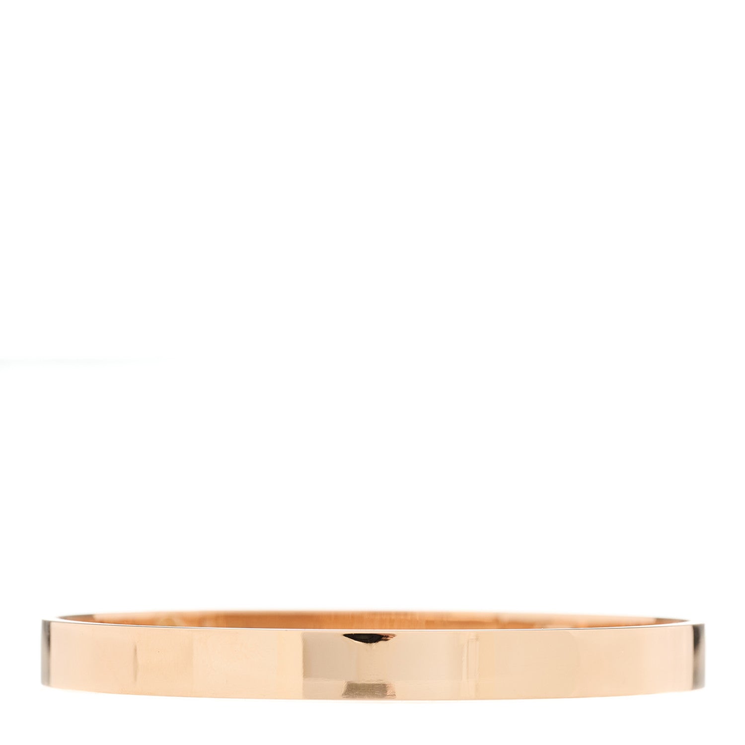Hermes 18K Rose Gold Diamond PM Collier De Chien Pave Bracelet SH 2 of 3