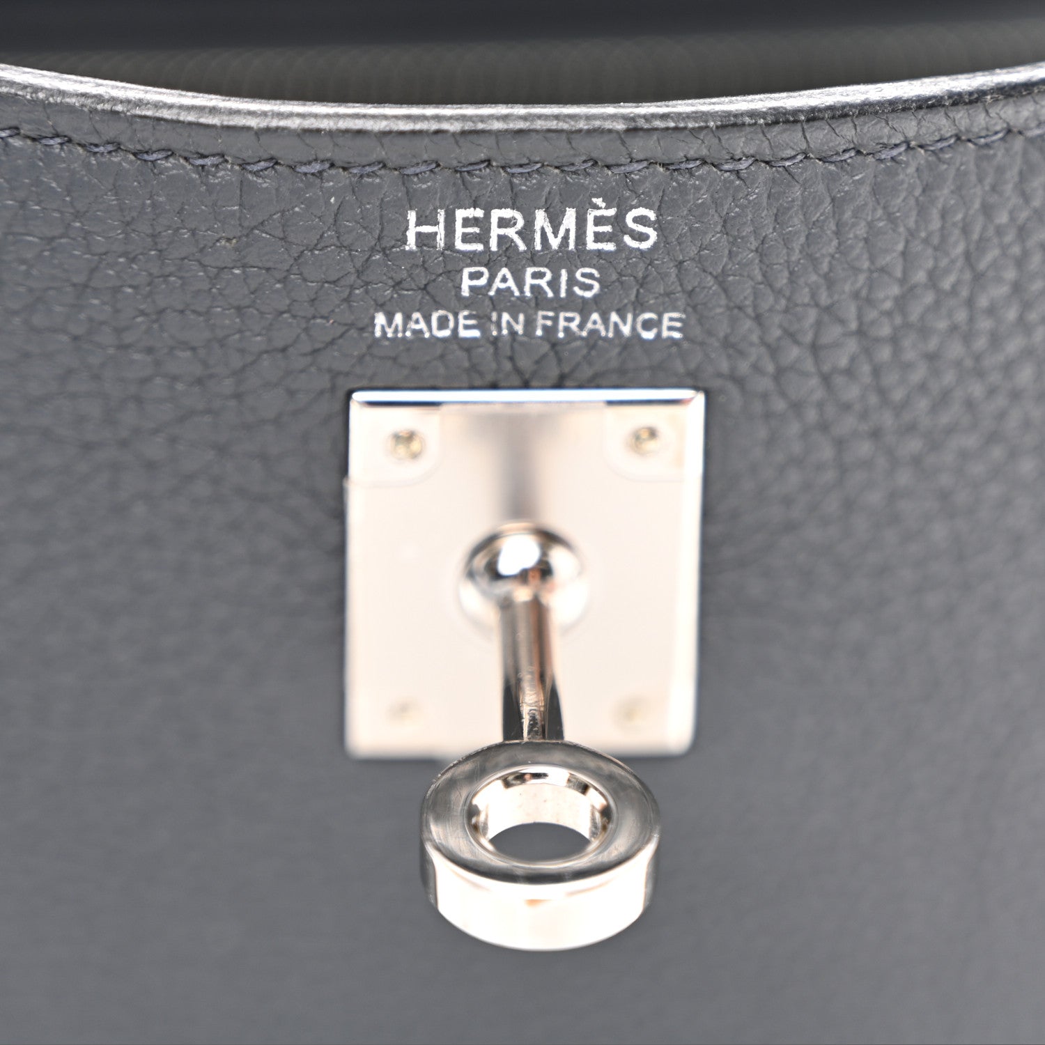 Hermes Togo Kelly Retourne 25 Gris Misty 6 of 11