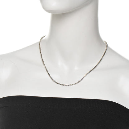 David Yurman Sterling Silver 14K Yellow Gold 2.7mm Small Box Chain Necklace 18" 2 of 4