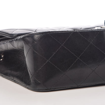 Chanel Lambskin Quilted Medium Double Flap Black 8 of 19