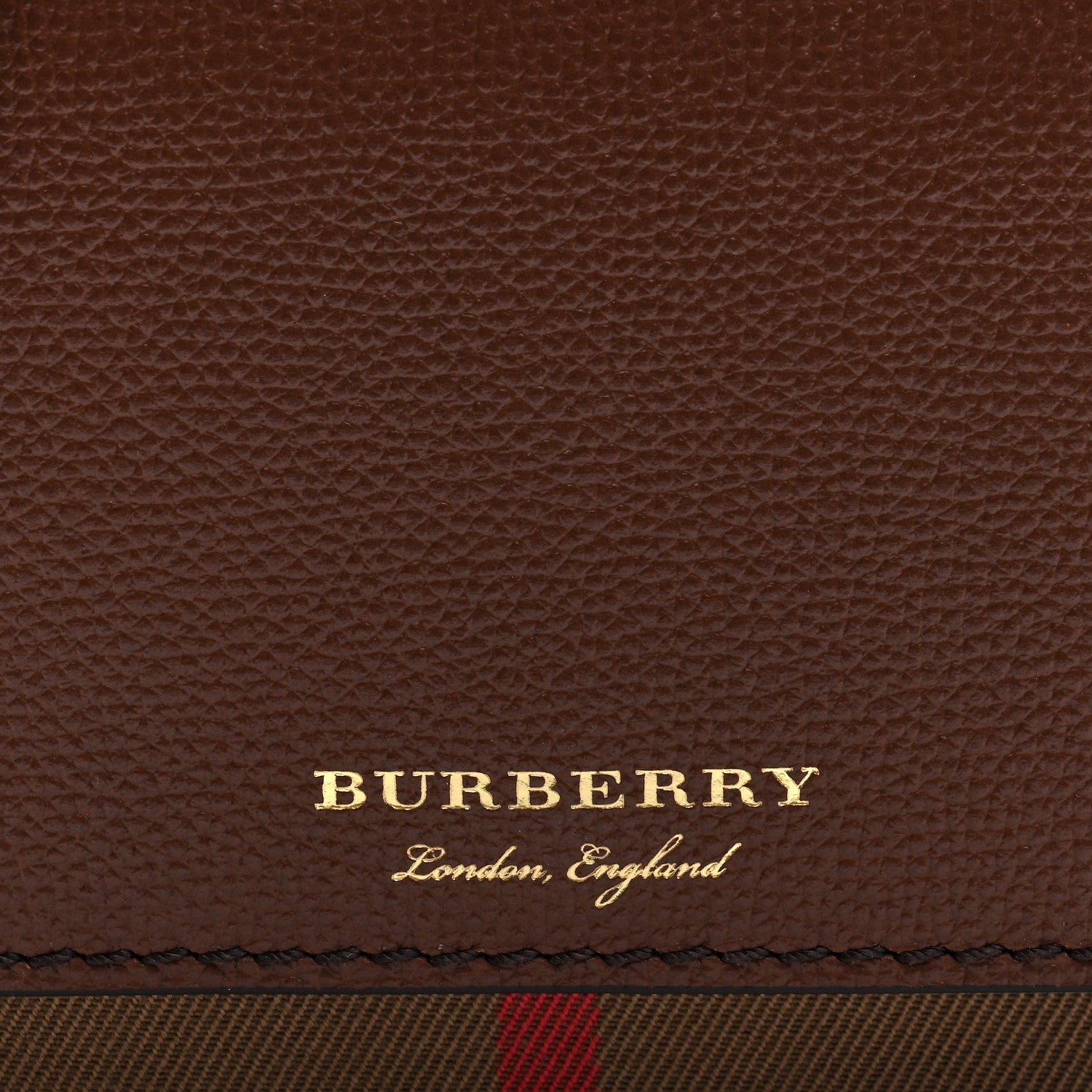 Burberry Derby Calfskin House Check Hampshire Crossbody Tan 7 of 9
