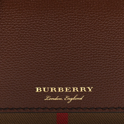 Burberry Derby Calfskin House Check Hampshire Crossbody Tan 7 of 9
