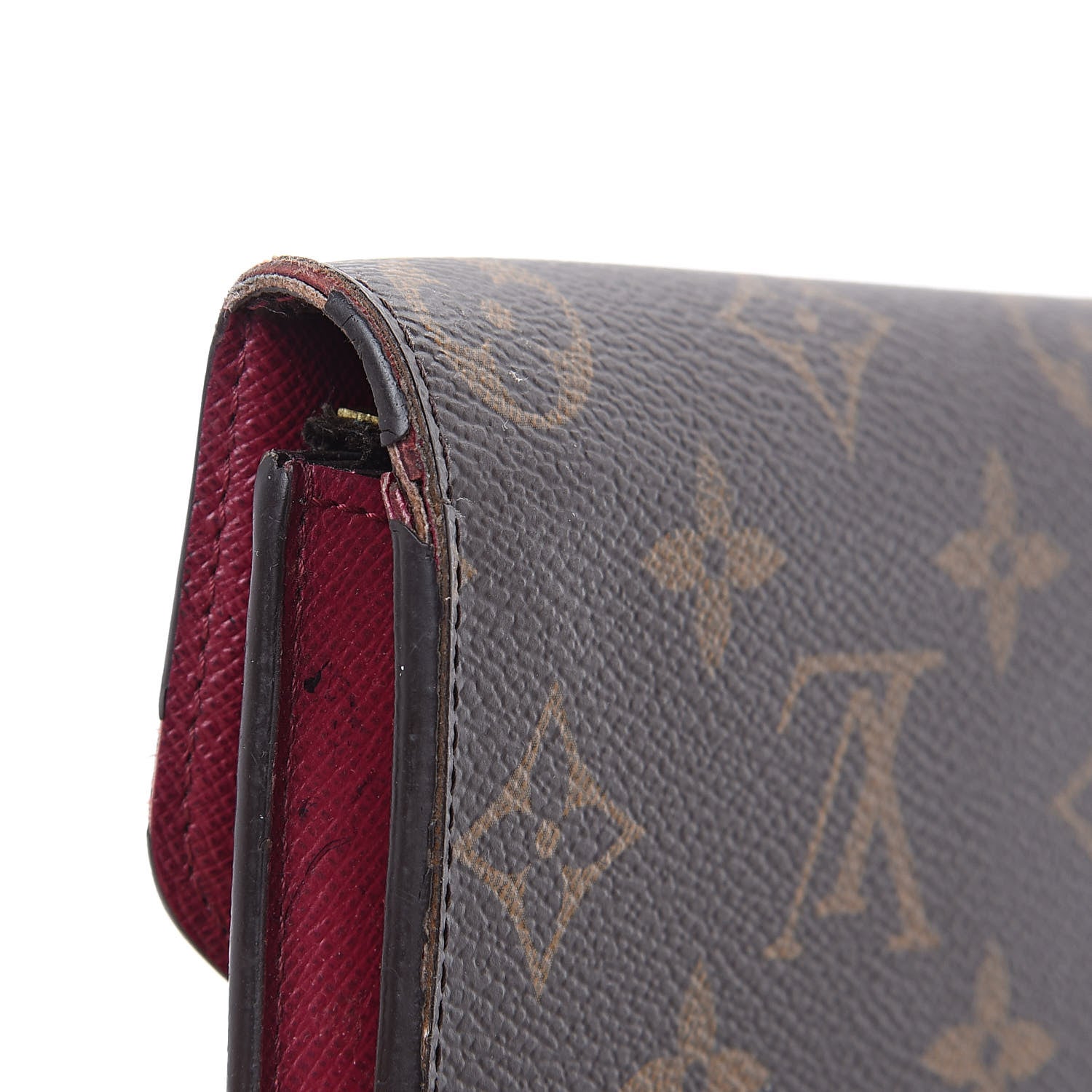 Louis Vuitton Monogram Emilie Wallet Fuchsia 9 of 13