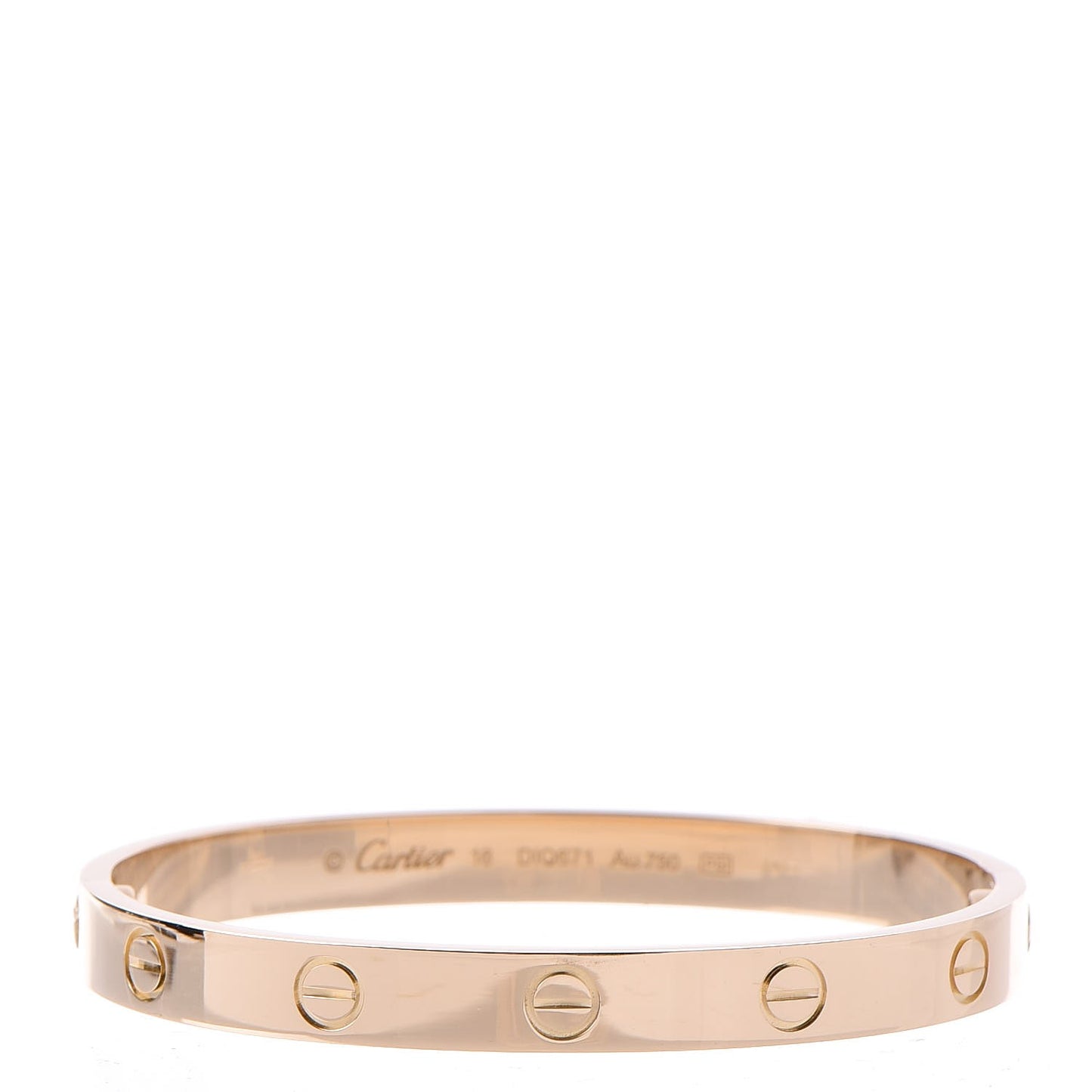 18K Pink Gold LOVE Bracelet 16