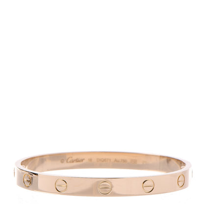 Cartier 18K Pink Gold LOVE Bracelet 16 1 of 5